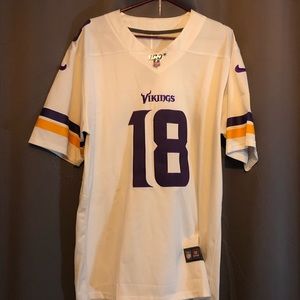 Nike Justin Jefferson Minnesota Vikings Jersey (white large)